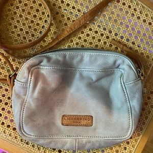 Gray Liebeskind Berlin soft leather crossbody bag